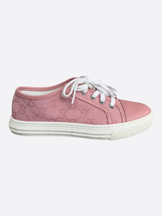 Gucci Shoes - Gucci Pink GG Monogram Women's Sneaker